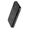 Savio BA-09 bezvadu pārnēsājamais akumulators, 10000 mAh, melns