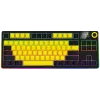 LORGAR KBP70TKLW, bezvadu TKL mehāniskā spēļu tastatūra Pro, melna/dzeltena, EN izkārtojums