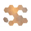 Nanoleaf | Elements Wood Look Hexagons Starter Kit (13 paneļi) | Auksti balta + silti balta