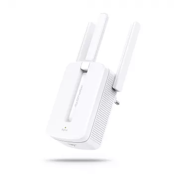 Mercusys WiFi N atkārtotājs 300Mbps WiFi tīkla paplašinātājs bezvadu pastiprinātājs MW300RE (N300, 2 ārējās antenas)