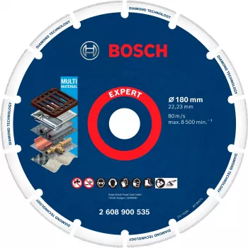 Bosch 2 608 900 535 rotējošā instrumenta slīpēšanas/slīpēšanas piederums Čuguns, Metāls, Plastmasa Griešanas disks