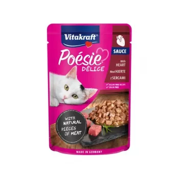 VITAKRAFT POESIE DELICE sirsniņas - mitrā kaķu barība - 85 g