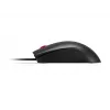 Vadu USB-A pele Lenovo 120 — melna, piemērota abām rokām, 1600 DPI, 3 pogas, 1,5 m kabelis