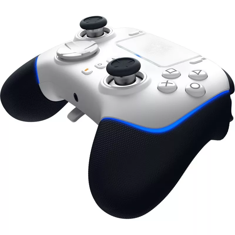 Razer Wolverine V2 Pro - Spēļu kontrolieris - PC - PlayStation 5 - D-Pad - Izvēlnes poga - Analogais / Digitālais - Vadu un bezvadu - Balts