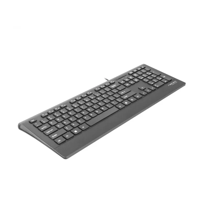 Vadu tastatūra NATEC BARRACUDA ES — kompakts izkārtojums, membrānas slēdži, USB savienojums