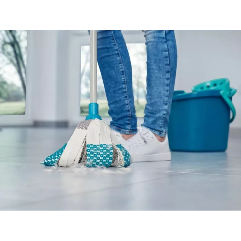 LEIFHEIT 52106 mops Kokvilnas, Šķiedras Sausai&slapjai Zils, Balts
