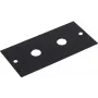 Rack panelis Omnitronic Modul 2HE ar 2x 6.35 mm (1/4 collas) ligzdām, izgriezums 44x88 mm