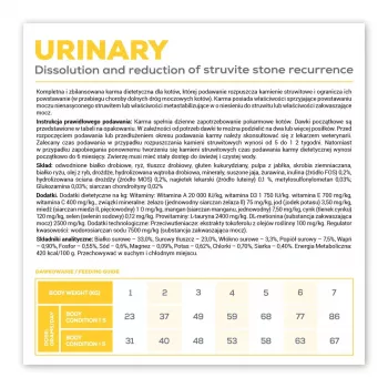 Sausā kaķu barība VETEXPERT Veterinary Diet Urinary, 2 kg — mājputnu gaļa, 33% olbaltumvielu, 23% tauku