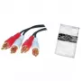 shiverpeaks Kabelis / Adapteris - 2 x RCA - Tēviņš - 2 x RCA - Tēviņš - taisns - taisns (BS40502)