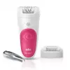 Braun Silk-epil 5 5-500 SensoSmart epilators, rozā/baltā krāsā