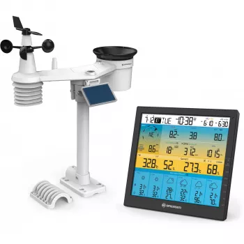 Digitālā laika stacija Bresser Optics 7003220 Melns LCD Wi-Fi