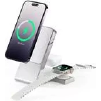 Pārnēsājams lādētājs Alogic Matrix+ 3-in-1 magnētiskais lādētājs ārējais akumulators 10000mAh