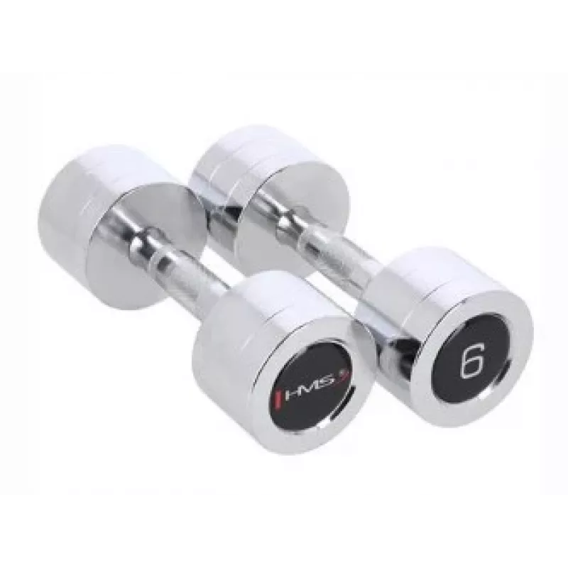 HMS Fitness CHD06 fiksēta svara hantele 6 kg 2 gab.