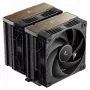 Gaisa dzesētājs DeepCool AK620 G2, 120 mm ventilators, saderīgs ar LGA1700/1200/115x un AM4/AM5, melns, 144×127×159 mm