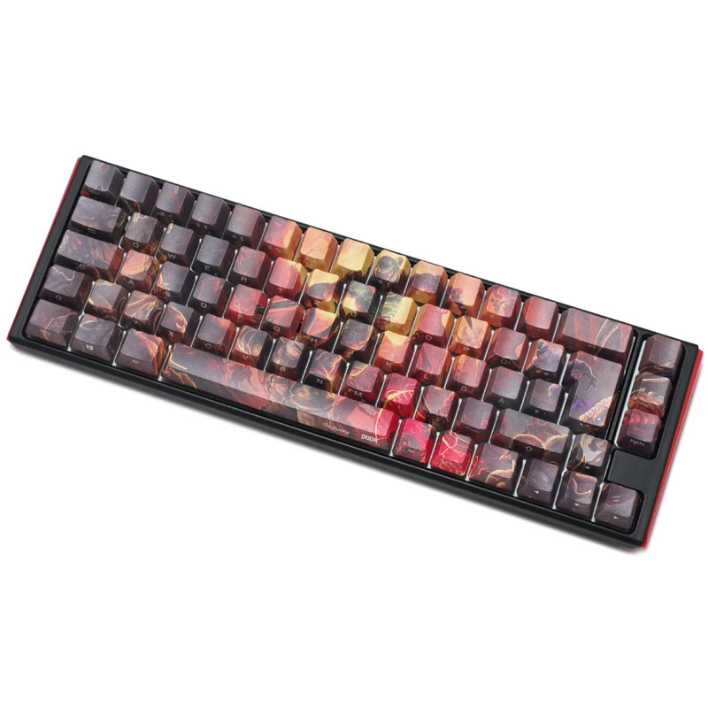 Ducky One 3 SF Doom ierobežotā izdevuma klaviatūra spēlēm USB QWERTY Daudzkrāsains