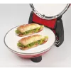 Picu krāsns G3FERRARI G10032 — 1200 W, akmens cepšanas virsma, maks. 400 °C, 31 cm pica, mehānisks taimeris, sarkana