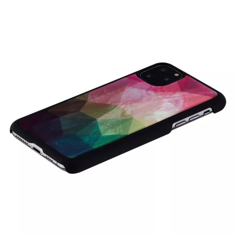 Aizsargājošs viedtālruņa maciņš iKins iPhone 11 Pro Max — Water Flower Melns