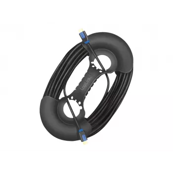 Kabeļu organizētājs LogiLink KAB0068 Universal Melns Polypropylene 1 gab.