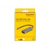 DeLOCK 63173 USB centrmezgls Type-C 5000 Mbit/s melns