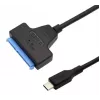 Gembird AUS3-03 USB-C uz 2,5 collu SATA diska adapteris, 0,2 m, melns