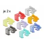 Kabeļu fiksators DeLOCK 86420 RJ45 Daudzkrāsains 16 gab.