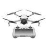 Quadcopter DJI Mini 3 Fly More Combo — 4 rotoru drons, 12 MP 4K kamera, 10 000 m diapazons, maks. ātrums 10,55 m/s, 2453 mAh baterija, 0,248 kg, pelēks