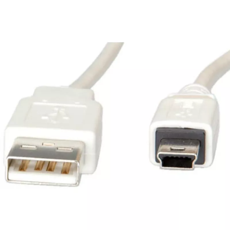 VALUE USB 2.0 kabelis, Type A - 5-pin Mini 3,0m (11.99.8730)