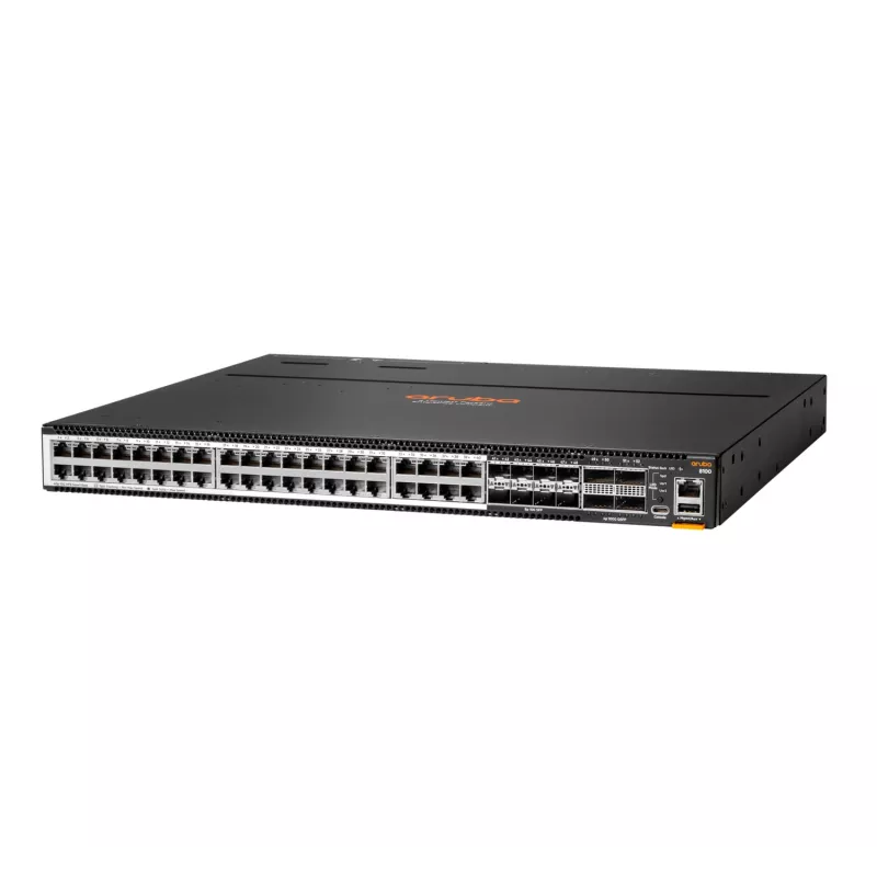 HPE Aruba Networking CX 8100 40x10GBase-T 8x10G SFP+ 4x40/100G QSFP28 Slēdzis