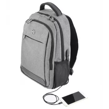 Piezīmjdatora mugursoma Tellur Companion 15,6 collas ar USB portu, pelēka