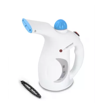 Rokas apģērbu tvaicētājs ESPERANZA EHI006 — 800 W, 15 g/min tvaika, 0,2 L tvertne, 1,5 m vads, melns