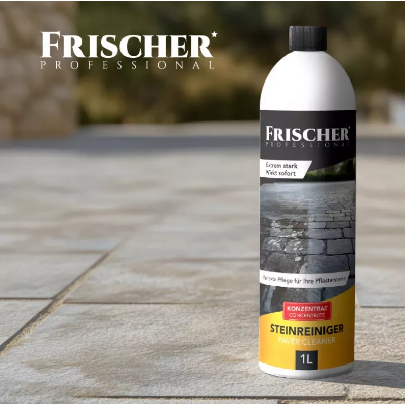 Bruģa un dabīgā akmens tīrītājs FRISCHER 1000 ml koncentrēta formula