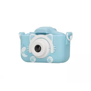 Bērnu digitālā kamera Extralink H27 Single Blue — 1080P 30 kadri/s, 2,0 collu ekrāns