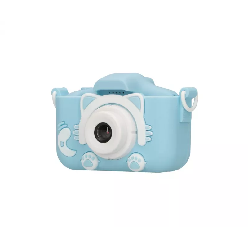 Bērnu digitālā kamera Extralink H27 Single Blue — 1080P 30 kadri/s, 2,0 collu ekrāns