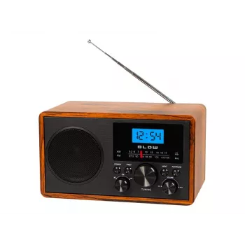 Pārnēsājams analogais AM/FM radio BLOW RA9 V.2 — AM un FM uztveršana, ar baterijām darbināms, analogā tūninga