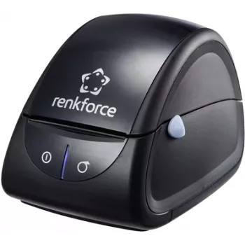 Renkforce RF-5469250 Etiķešu printeris, tiešā termiskā druka, 203 x 203 dpi, maks. etiķetes platums: 85 mm, USB, RS-232 (RF-5469250)