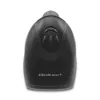 Rokas svītrkodu lasītājs QOLTEC 50868 — 1D/2D lāzera skeneris, USB vadu un bezvadu, darba attālums 600 mm, melns