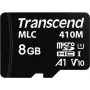 Transcend 410M zibatmiņas karte 8 GB A1 Video Class V10 UHS-I U1 Class10 microSDHC UHS-I
