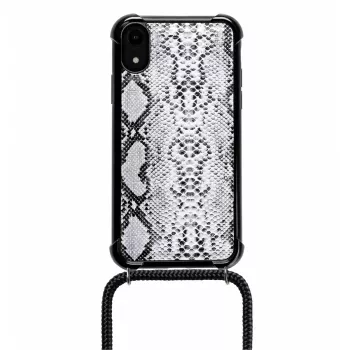 Vāciņš Coros Snake iPhone XR 15,5 cm (6,1 collas) Melns Balts