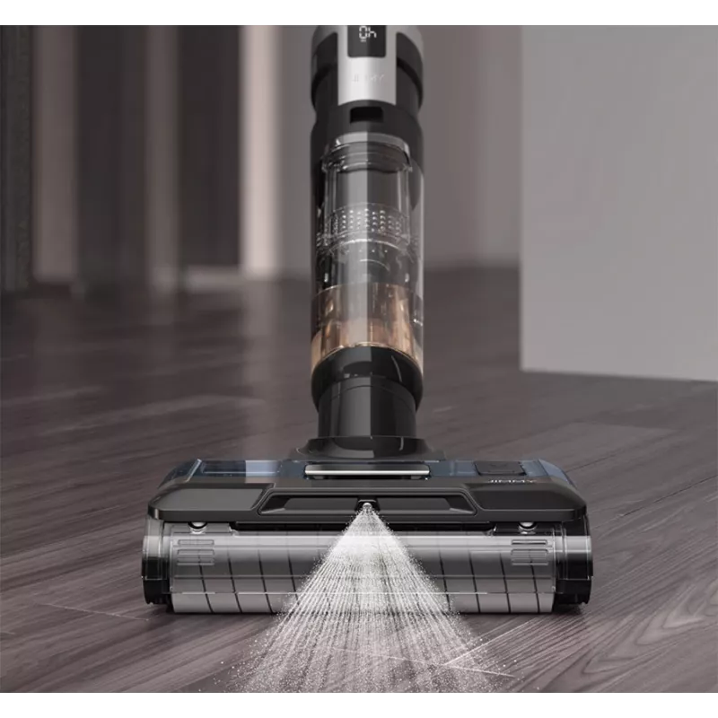 2-in-1 stieņa putekļsūcējs Jimmy HW9 — mitrā tīrīšana, baterija 25,2V, 300W, bezmaisa, LED displejs, melns