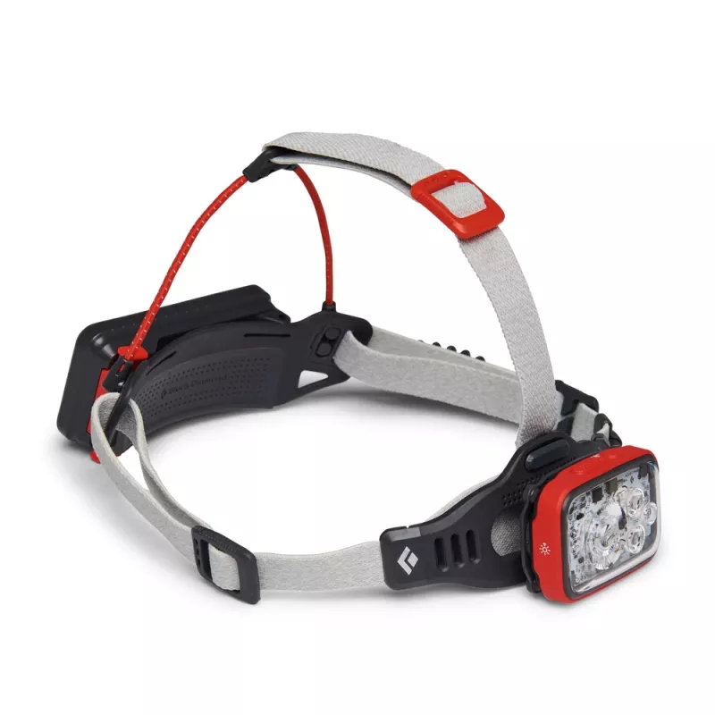 Melns Diamond Distance 1500 sarkans, balts rokas lukturītis LED