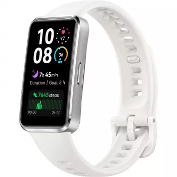 Huawei Band 10 55020ELM aktivitāšu aproce, 3,73 cm (1,47 collu) AMOLED skārienekrāns, 368 x 194, Bluetooth 5.0 LE, ūdensizturīga līdz 50 m, balta