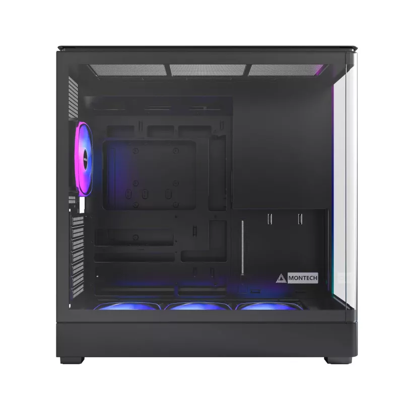 PC Case Montech KING 45 PRO Melns — micro ATX / Mini-ITX, Midi Tower
