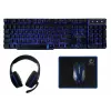 Tastatūra un pele Rebeltec SHERMAN Gaming USB QZERTY angļu melna