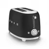 Toaster Smeg 50's Style TSF01BLMEU 2 šķēles melns nerūsējošais tērauds