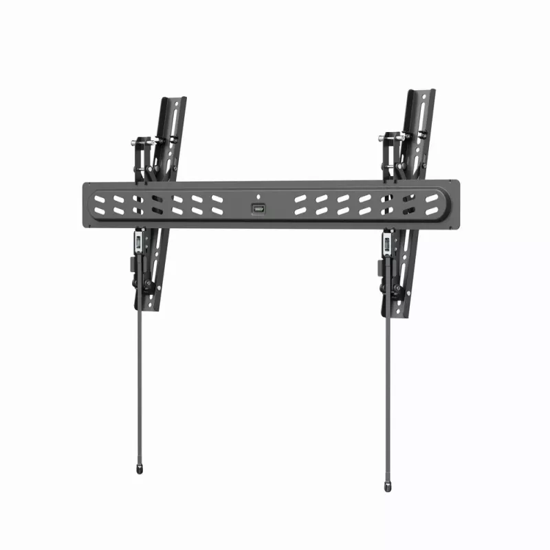 TV sienas stiprinājums Gembird PRO sērija 95 collu (2,41 m) ekrāniem, noliekšana 0–12°, maks. slodze 60 kg, VESA 200x200–800x400, melns
