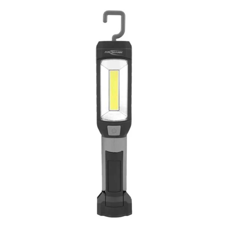 Ansmann WL230B, lukturītis, melns, pelēks, IP20, COB LED, 2 spuldzes, 230 lm