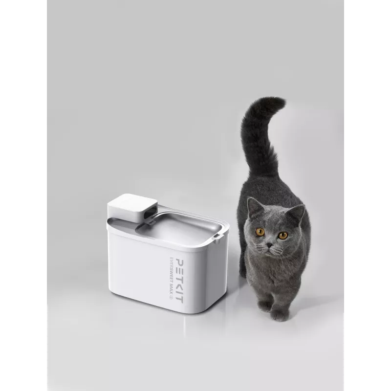Pet water fountain PETKIT Eversweet Max 2 — 3 L ietilpība, bez BPA, balts