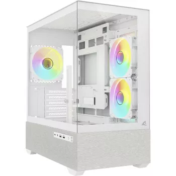 Sharkoon MK7 ARGB mATX Case 2xGlass Balts