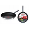 Universāla panna Tefal Daily Cook G7300655 no nerūsējošā tērauda 28 cm, viens bakelīta rokturis, titāna iekšējais pārklājums