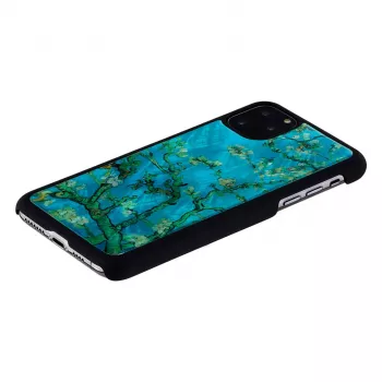 Aizsargapvalks viedtālrunim iKins iPhone 11 Pro Max — Almond Blossom Melns